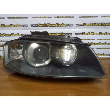 AUDI A3 8P- faro óptica derecho xenon bixenon 8P0941004E