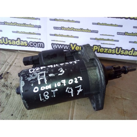 A3 8L - IBIZA 6K - motor arranque 1800 TURBO 02A911023T - 0001107002