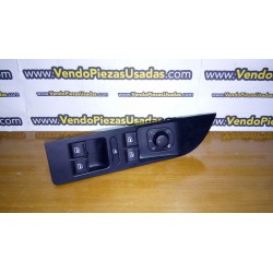 VW PASSAT CC- plástico botonera puerta delantera izquierda conductor 3C8857857D