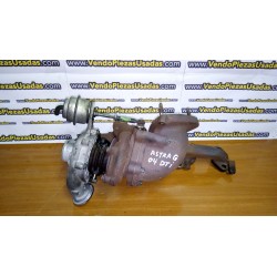 ASTRA G MERIVA ZAFIRA A - Turbo turbocompresor 2000 DTI Y20DTH 24461825 GT15 778867