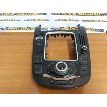 8T0919609F WFY - Consola central MULTIMEDIA MMI NAVI JOSTICK - AUDI A4 B8 8K A5 S5 8T Q5 8R