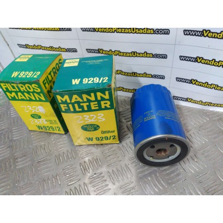 W929 2 W929/2 - FILTRO MANN PEUGEOT 204 304 305 J5 J7 J9