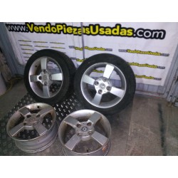 JUEGO 4 LLANTAS ALUMINIO SMART FORFOUR 195 50 15 82V - EUROTYRE 2 NEUMATICOS BIEN