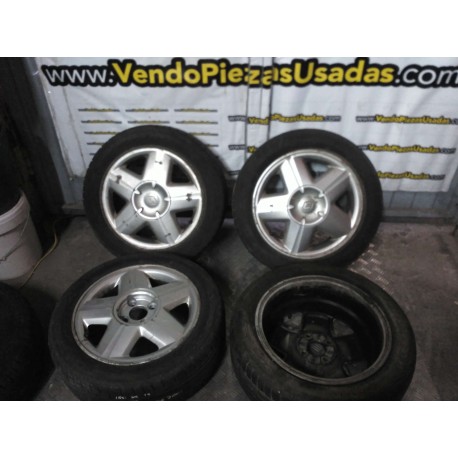 JUEGO 4 LLANTAS RENAULT MEGANE COUPE 185 55 15 82W DUNLOP SPORT - 1 LLANTA ROTA -