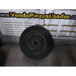 1 LLANTA DE HIERRO DISCO VOLKSWAGEN CADDY 205 60 15 GASTADA