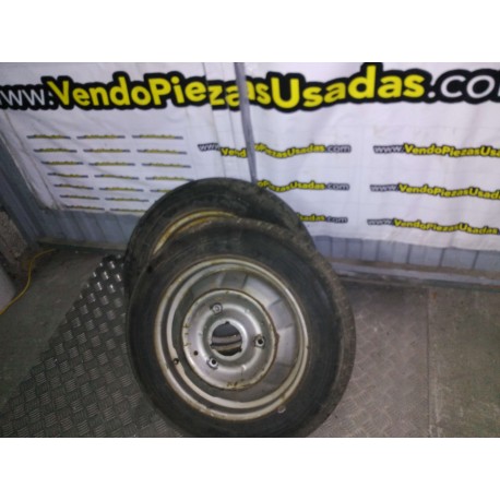 LLANTA DE HIERRO CON NEUMATICO CITROEN CLASICO DS GS DYANE 145 5r15 michelin xzx