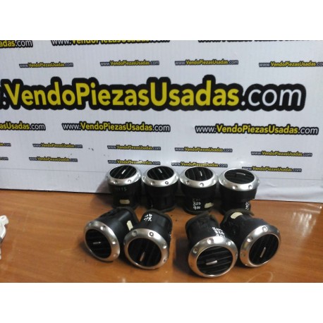 8N0820901 DIFUSOR DE AIRE - PACK DE 4 UNIDADES - AUDI TT 8N METALICOS - VARIAS UNIDADES DESPIECE